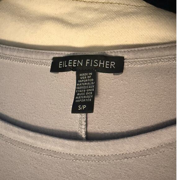 Eileen Fisher Long Sleeve Blue/Grey Top Tunic Size Small - Picture 11 of 11